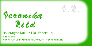 veronika mild business card